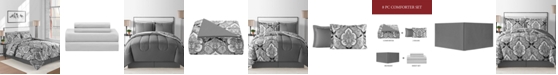 Fairfield Square Collection Gotham Reversible 6-Pc. Twin Comforter Set